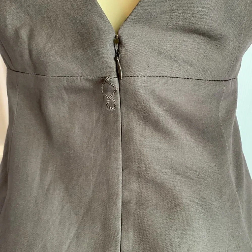 J. Crew Cotton Bridal Party Special Event Cocktail Dance Dress Brown